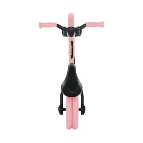 אופני איזון Go Bike DUO Elite עם גלגל אחורי כפול/יחיד ו 2 מצבי גובה במושב - ורוד פסטל