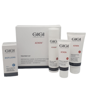 ערכת 4 השלבים אקנון ACNON Clear Skin 3 Step System + קרם חומצה אזלאית 15% סדרת ביופלזמה GIGI BIOPLASMA ג