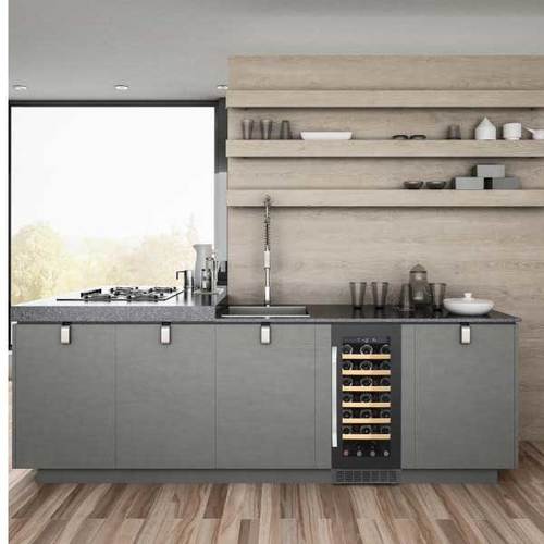 מקרר יין אינטגרלי 34 בקבוקים Vinopo NS-36B Free Standing מסגרת שחורה