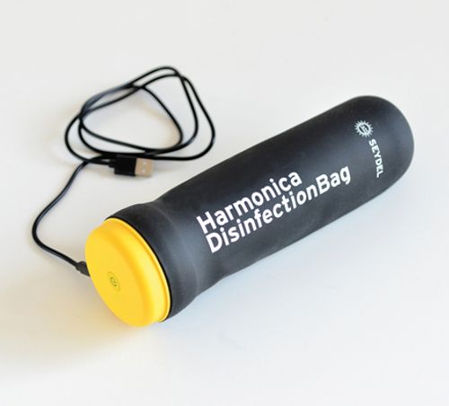 מכשיר ניקוי למפוחית Harmonica Disinfection Bag - Ozonizer