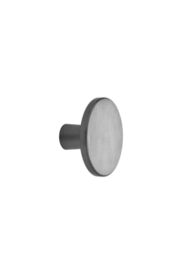 ידית כפתור PLATO ברזל פחם מוברש - 42 מ"מ -44132