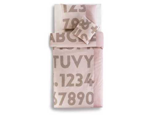 סט מצעים PINK TYPE כולל שמיכת פוך 