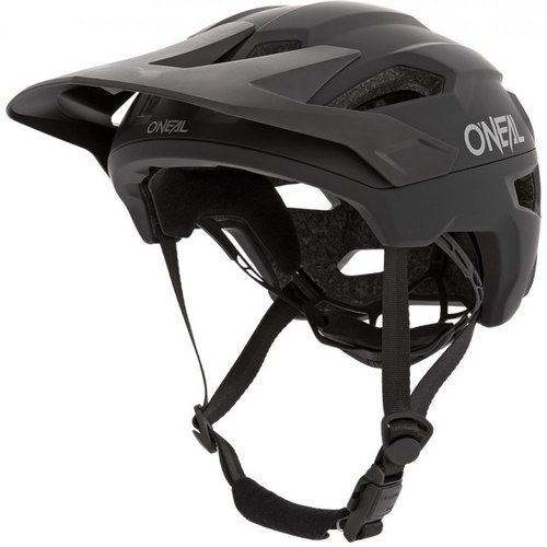 קסדת אופניים ONEAL TRAILFIDER V.23 שחור עם טכנולוגיית Inmold, פתחי אוורור מרובים, מצחייה מתכווננת ומערכת התאמה חכמה למשקל 340 גרם