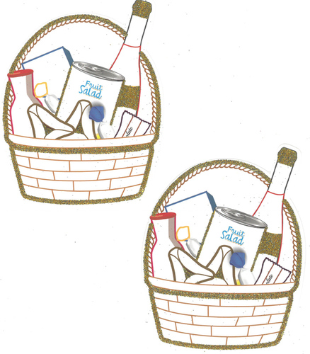20 חיתוך סלסילה משלוח מנות עם נצנצים לצביעה