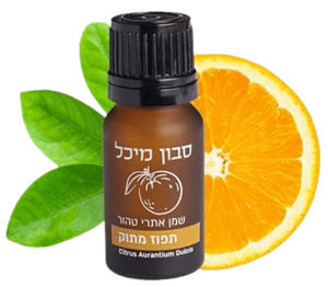 שמן אתרי תפוז מתוק | סבון מיכל