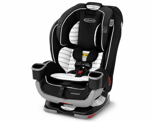 כיסא בטיחות Extend2Fit שחור אפור GRACO Hamilton