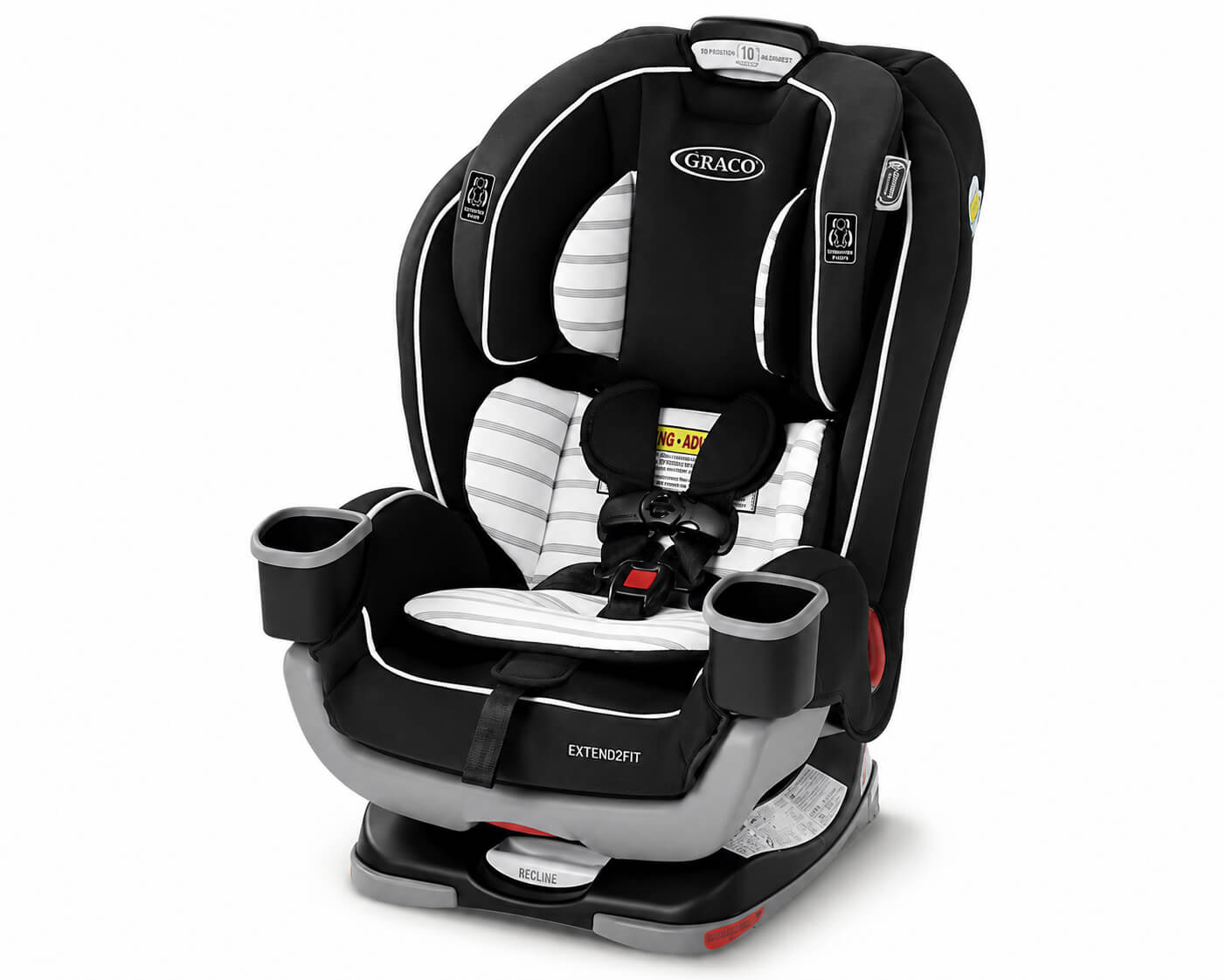 כיסא בטיחות Extend2Fit שחור אפור GRACO Hamilton