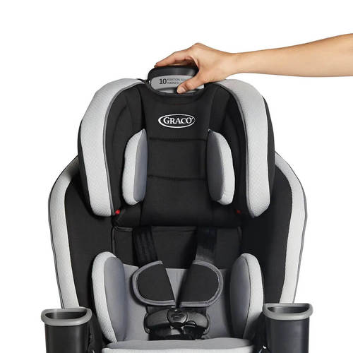 כיסא בטיחות Extend2Fit שחור אפור GRACO Hamilton