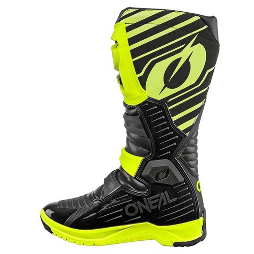 מגף רכיבה ONEAL RMX BOOTS שחור/צהוב מקצועי לשטח עם הגנה מחוזקת לקרסול, 4 אבזמי מתכת מיקרומטריים וסוליית גומי עם אחיזה גבוהה