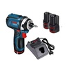 מברגת אימפקט קומפקטית נטענת + 2 סוללות 2 אמפר BOSCH GDR 12V GB2