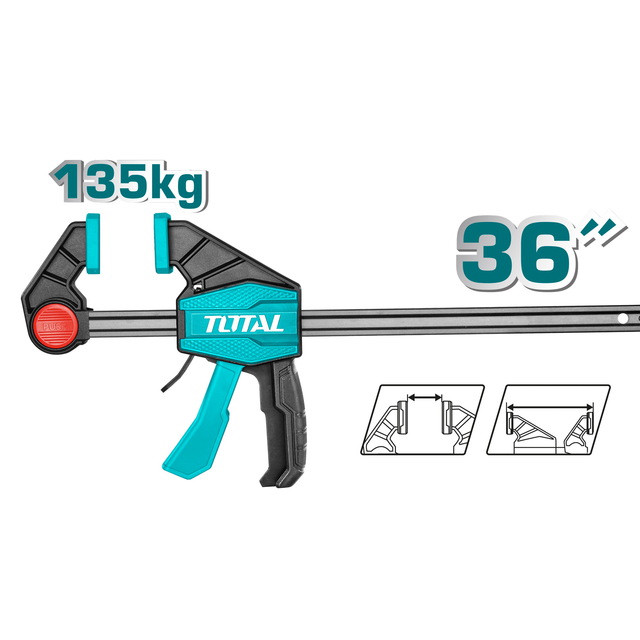 קליבה מהירה יד אחת 36" 80×900 מ"מ