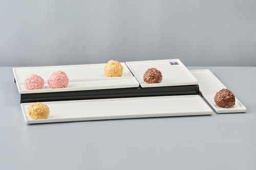 מגש איזו 30 *10 מלמין לבן