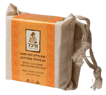 סבון מוצק פילינג דבש | סבון מיכל