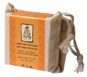 סבון מוצק פילינג דבש | סבון מיכל