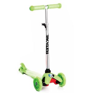 קורקינט עם אורות בגלגלים וכידון מתכוונן ל-3 מצבי גובה Cool SCOOTER - ירוק