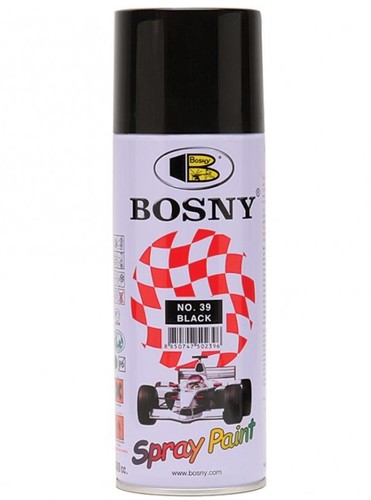 ספריי צבע BOSNY- שחור