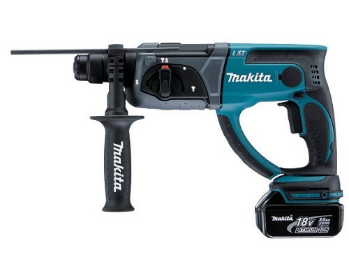 פטישון נטען + 2 סוללות 4 אמפר MAKITA DHR202RME 18V