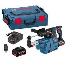 פטישון נטען 18V + ערכת שאיבה ו- 2 סוללות 5.5 אמפר - GBH 18V-26F