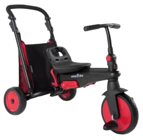 תלת אופן מתקפל סופר קומפקטי 6 ב 1 דגם STR3 - אדום