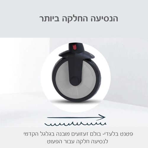 תלת אופן מתקפל סופר קומפקטי 6 ב 1 דגם STR3 - צבעוני