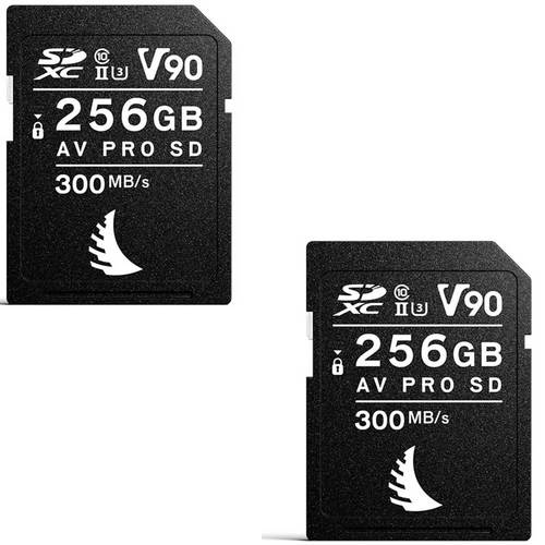 זוג כרטיסי זיכרון Angelbird 256GB V90