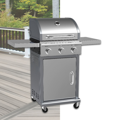 גריל גז נירוסטה 3 מבערים A3 SCAB