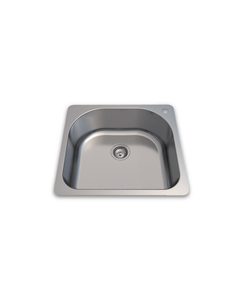 כיור נירוסטה יהלום 595 Tevel
