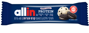 חטיף חלבון קרם עוגיות allin