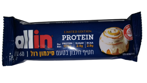 חטיף חלבון סינמון רול allin