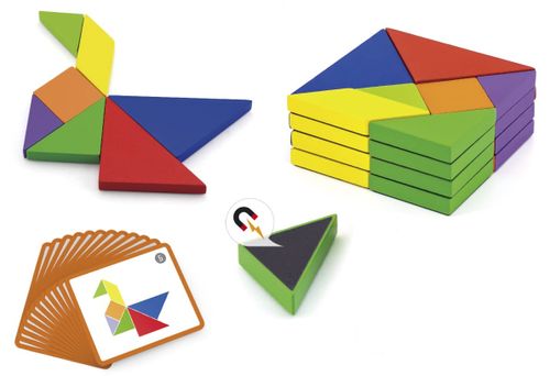סט 36 צורות גיאומטריות מגנטיות