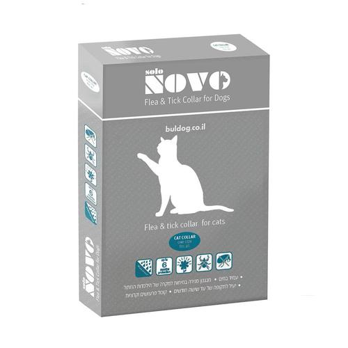 קולר נגד פרעושים וקרציות לחתולים NOVO