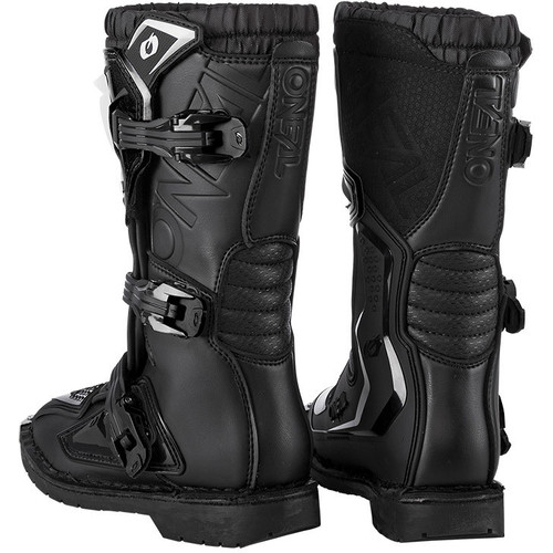 מגף רכיבה ילדים שחור ONEAL YOUTH RIDER PRO BOOTS עם מערכת 4 אבזמים מתכווננים, הגנה מתכתית קדמית ופנים רשת אוויר לנוחות מרבית ובטיחות מוסמכת