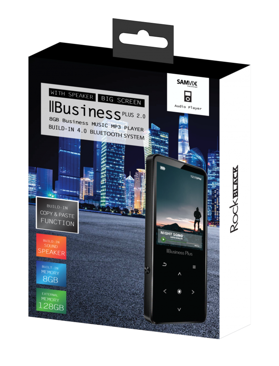 נגן MP3 ביזנס פלוס 2.0 8GB סאמויקס | Samvix BUSINESS PLUS 2.0 8GB