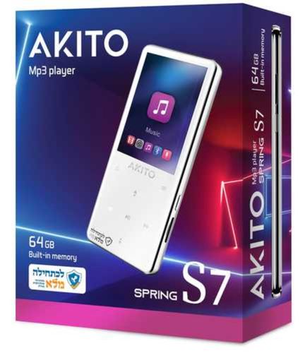 נגן MP3 אקיטו AKITO S7 | 64 GB S7