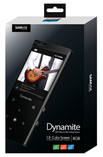 נגן MP3 דיינומייט | Dynamite 8GB SAMVIX