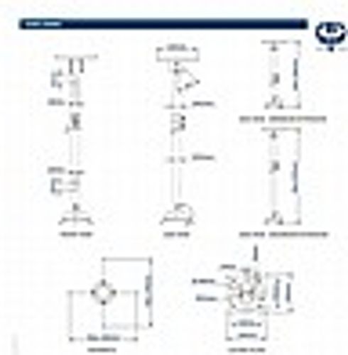 זרוע תקרה למקרן דגם:B-TECH BT-882