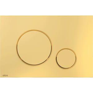לחצן דק 670 עגול 50300083 זהב מט ALCA אלקה פלסאון PLASSON