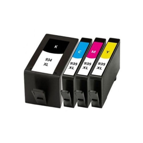 סט 4 ראשי דיו תואם HP 935XL