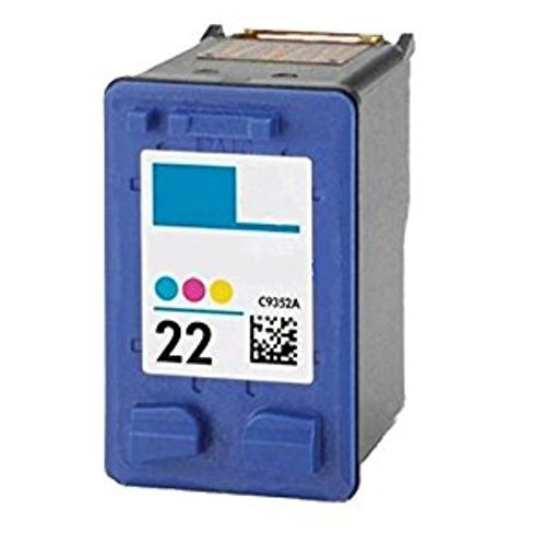 ראש דיו צבעוני תואם HP 22