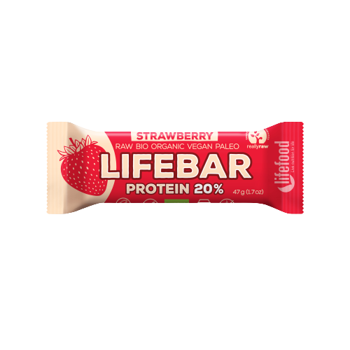 חטיף חלבון תות שדה LIFEBAR