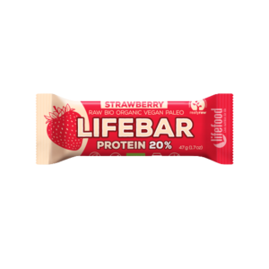 חטיף חלבון תות שדה LIFEBAR