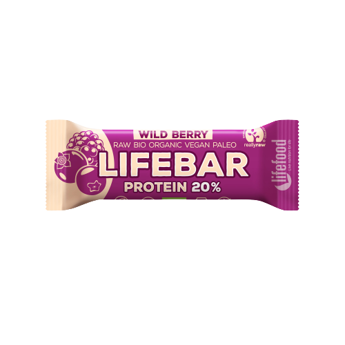 חטיף חלבון פירות יער LIFEBAR