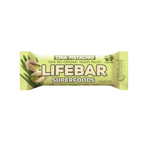 חטיף סופרפוד צ'יה ופיסטוק LIFEBAR