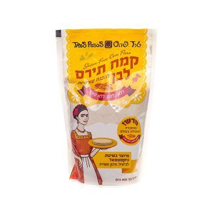 קמח תירס לבן ללא גלוטן 400 גרם טרס פזוס