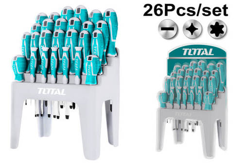 סט 26 מברגים THT250626 TOTAL