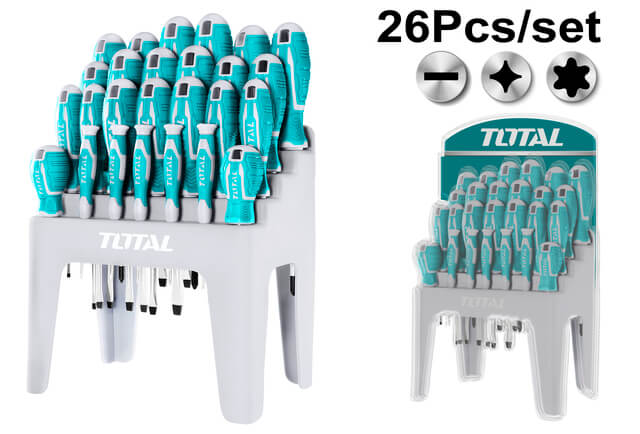 סט 26 מברגים THT250626 TOTAL