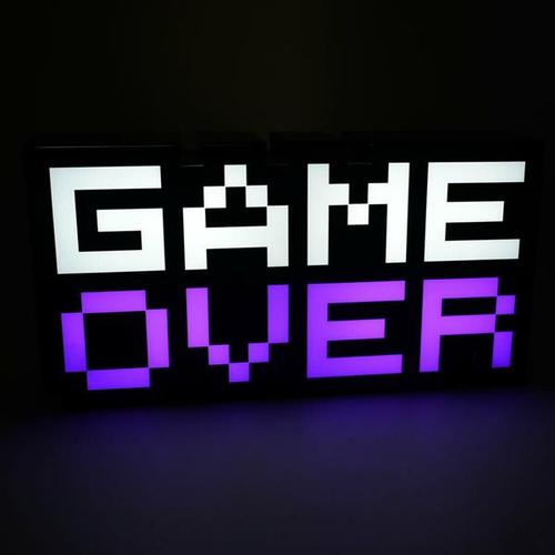 מנורת לד גיים אובר Game Over Icons Light