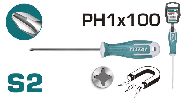 מברג PH מ"מ 1 יח