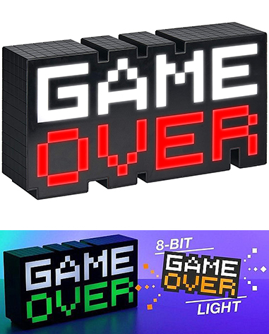 מנורת לד גיים אובר Game Over Icons Light