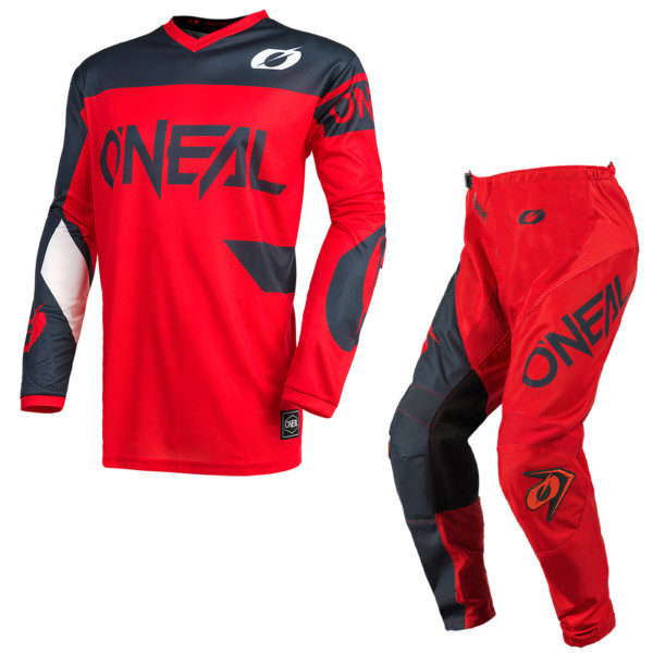 חליפת רכיבה אדום/שחור - ONEAL ELEMENT RACEWEAR V.22